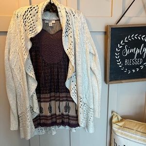 Cardigan and Top
